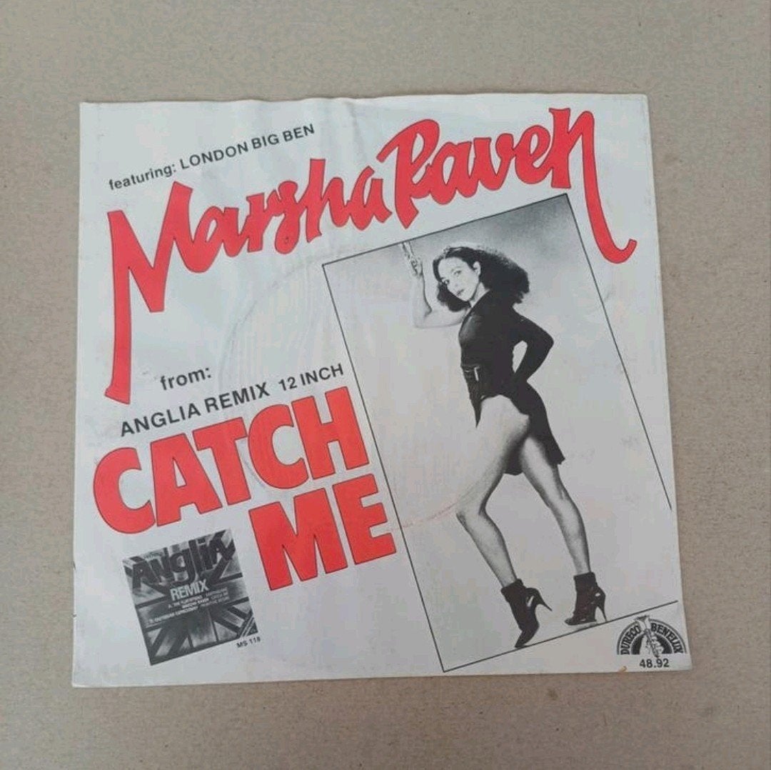Marsha Raven  - Catch Me, Gebruikt, 7 inch, Ophalen of Verzenden, Pop