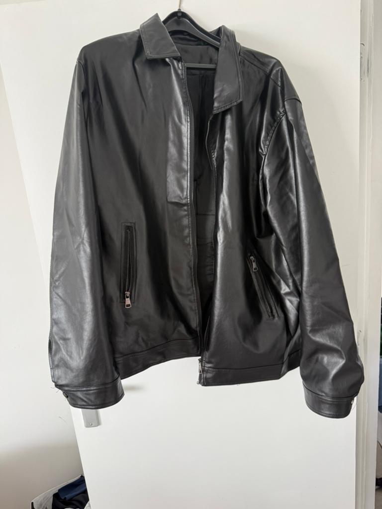 Leren jas xl, Ophalen of Verzenden, Zo goed als nieuw, Maat 56/58 (XL), Bruin