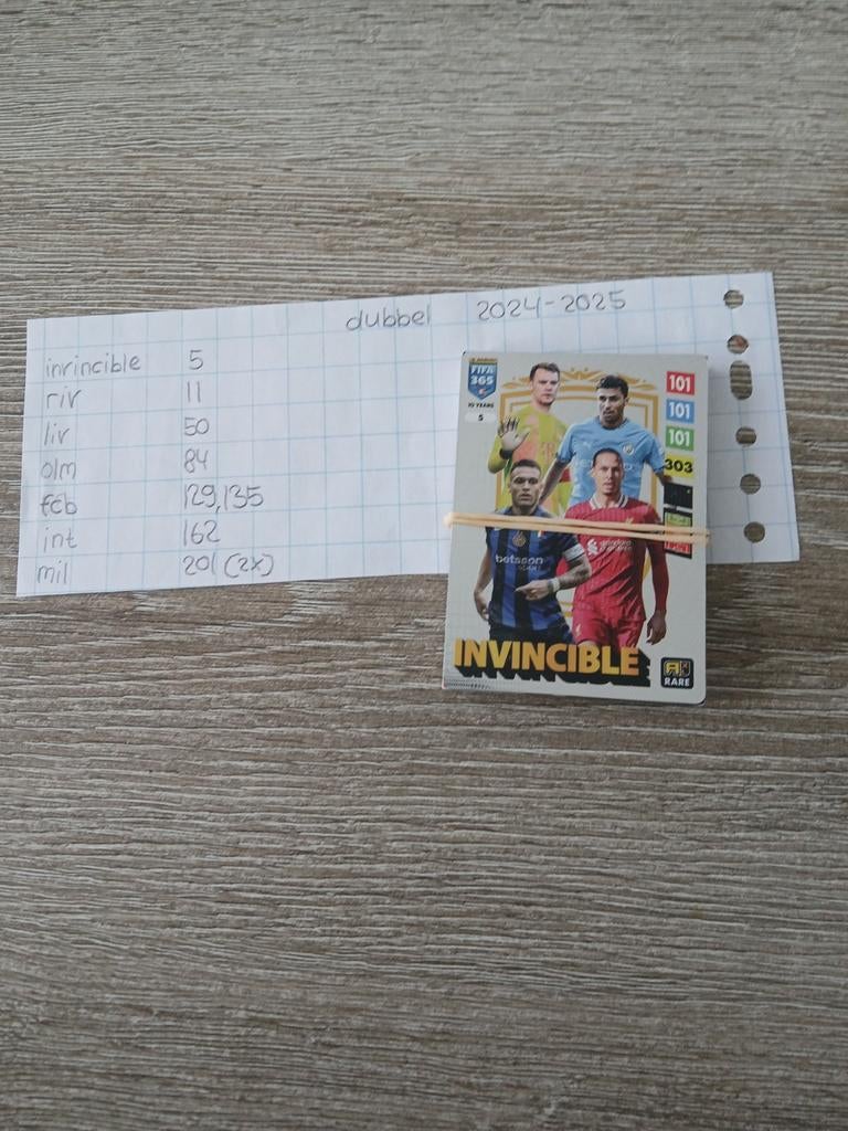 Panini fifa 365 kaarten 2024-2025, Ophalen of Verzenden, Zo goed als nieuw, Poster, Plaatje of Sticker