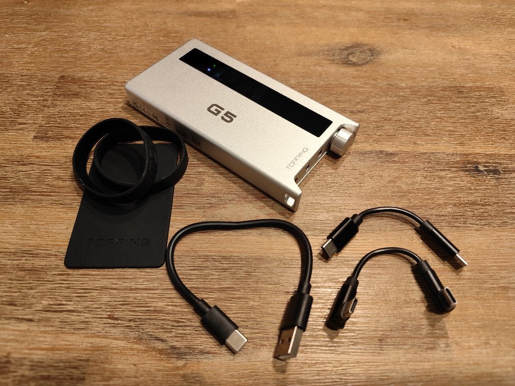 Topping G5 DAC / Hoofdtelefoonversterker, Audio, Tv en Foto, Converters, Ophalen of Verzenden, Zo goed als nieuw