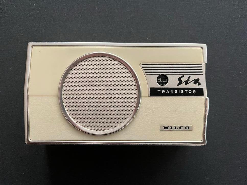 Japans transistor radiootje jaren 60 (Wilco/ Sanyo), Ophalen of Verzenden, Zo goed als nieuw, Transistorradio