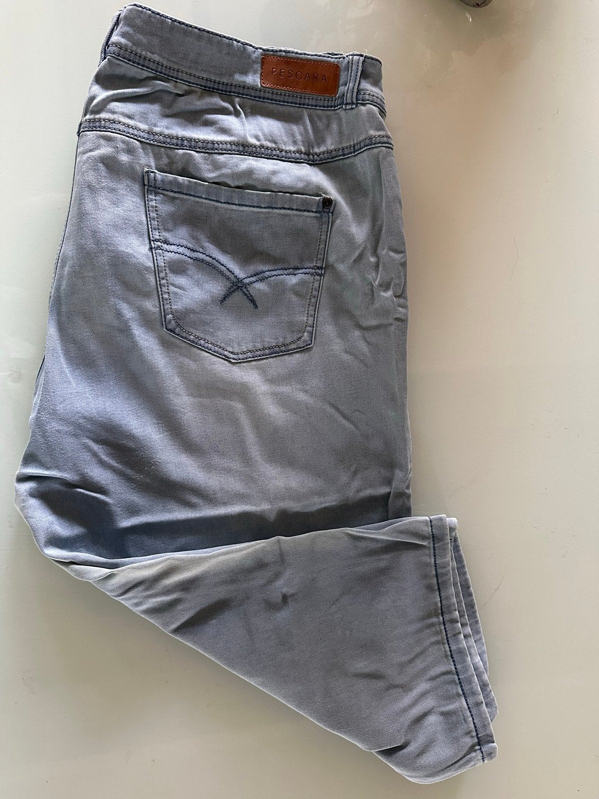 Pescara Jeans kniebroek Maat 50 - Lichtblauw, Kleding | Heren, Ophalen of Verzenden, Gedragen, Blauw, W40 - W42 (confectie 56/58)