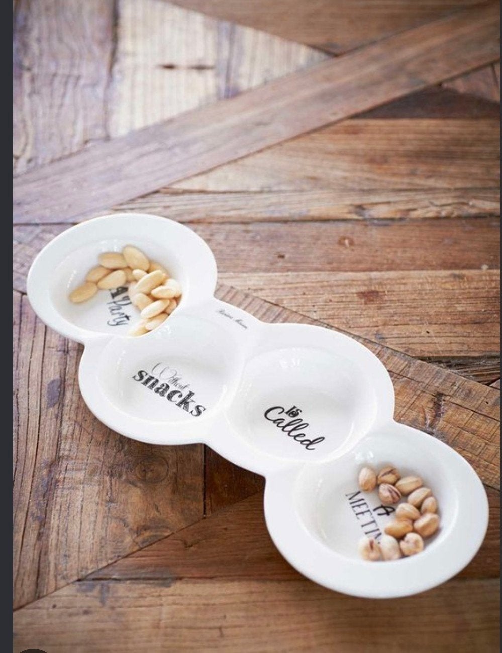 Riviera Maison snack schaal 'A Party, Ophalen of Verzenden, Zo goed als nieuw, Schaal of Schalen