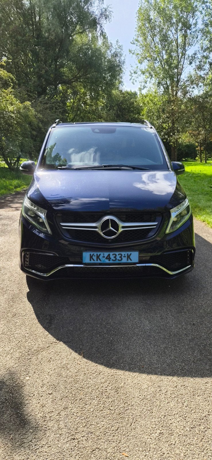 Mercedes Benz V-Klasse 220 Lang AUT 2016 Amg lin, Auto's, Automaat, 4 cilinders, Parkeerassistent, 2500 kg
