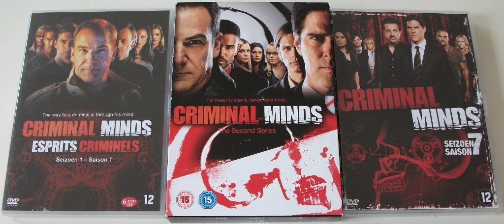 Dvd *** CRIMINAL MINDS *** Seizoen 1 + 2 + 7, Seizoen 1, Misdaad, Ophalen of Verzenden, Zo goed als nieuw