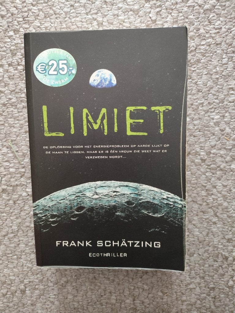 Limiet Ecothriller Frank Schätzing in nette staat, Ophalen of Verzenden, Zo goed als nieuw