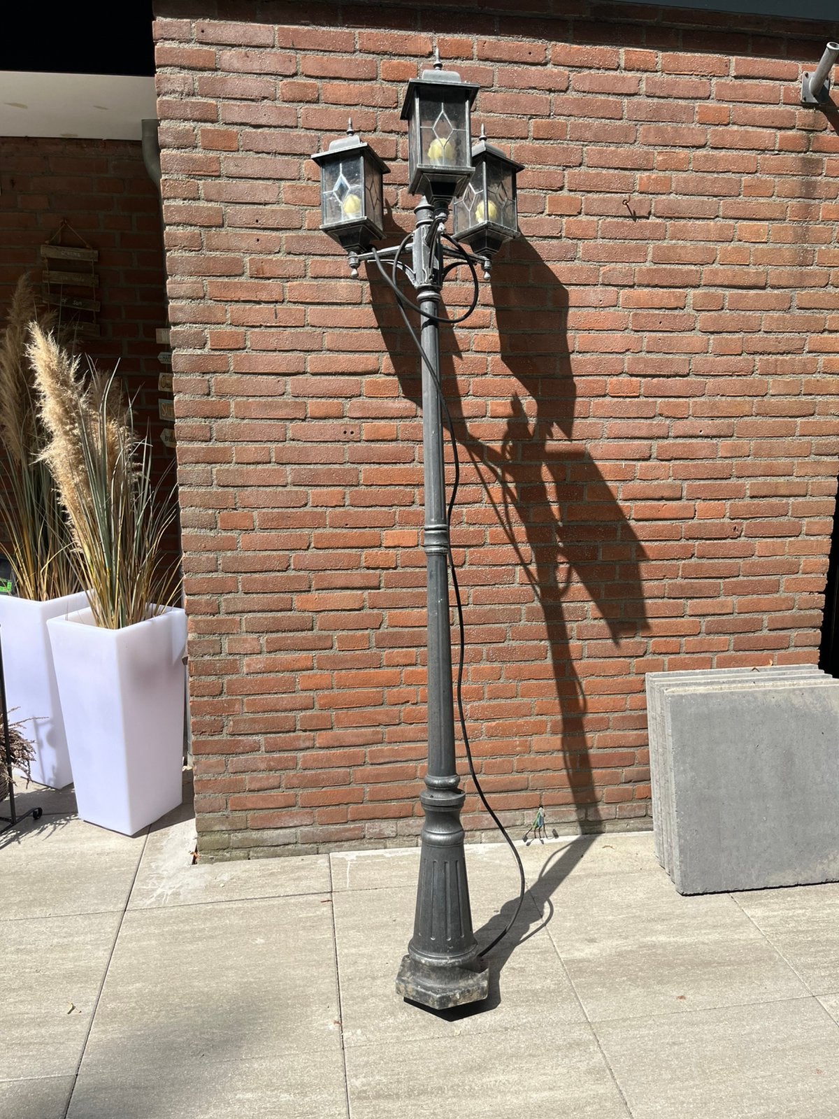 Tuinlantaarn, Ophalen, Gebruikt, Staande lamp, Netvoeding