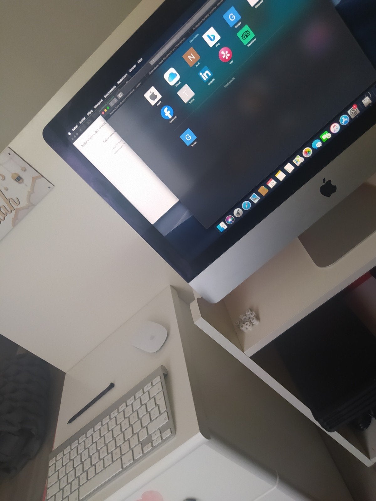 Apple iMac All-in-One Desktop Computer, Computers en Software, Apple Desktops, Gebruikt, 2 tot 3 Ghz, 8 GB, IMac