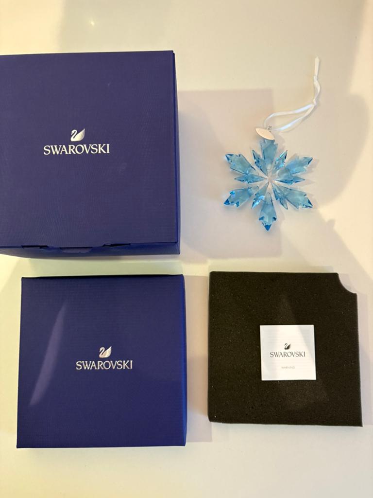 Swarovski sneeuwvlok ornament frozen, Ophalen of Verzenden, Zo goed als nieuw, Figuurtje