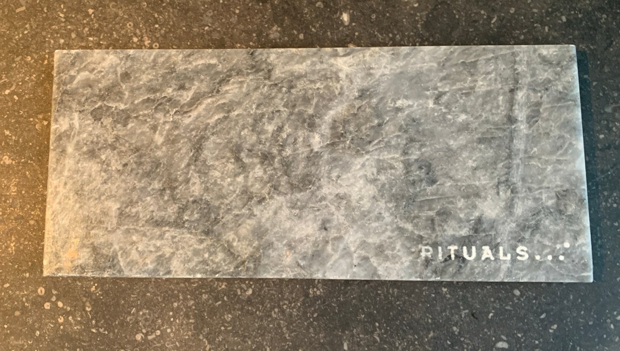 Rituals luxury marmeren tray - antique blue, Verzenden, Zo goed als nieuw, Natuurlijk materiaal, Modern