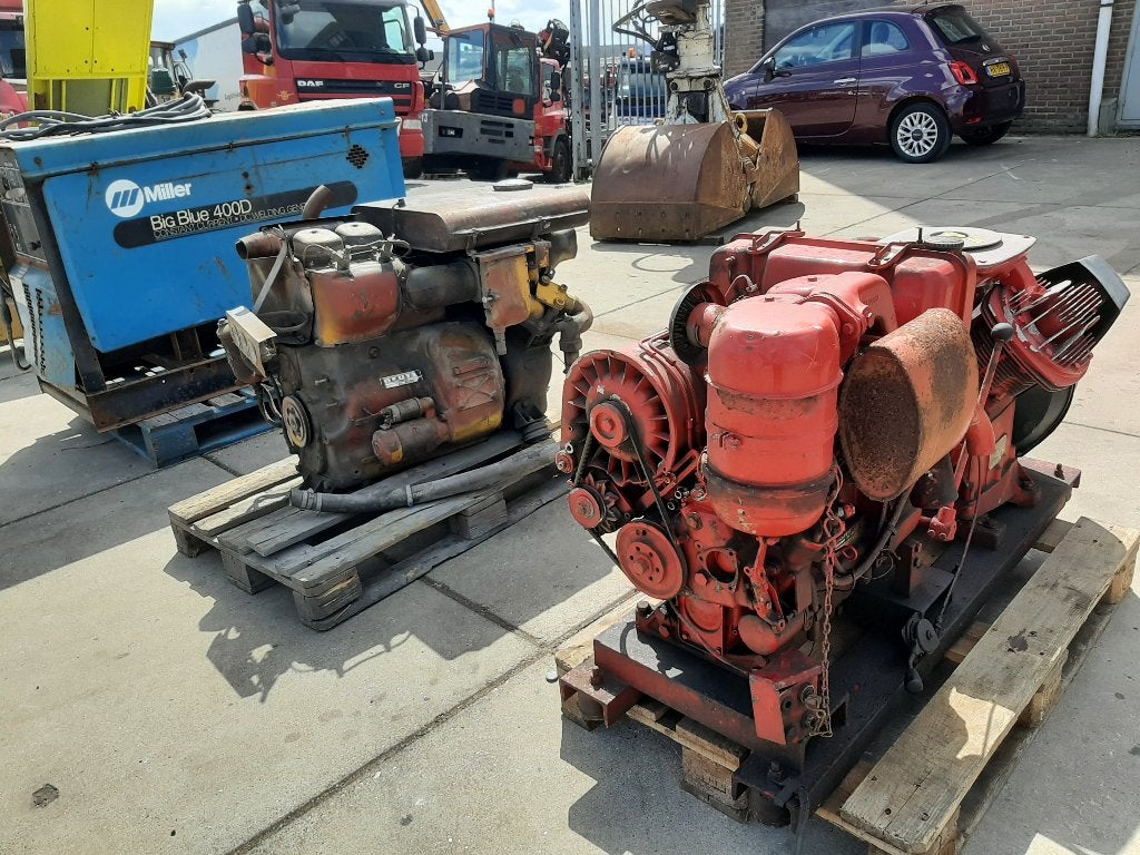 2x deutz lucht gekoelde compressor + 1x deutz las dynamo, 100 liter of meer, Ophalen, Gebruikt, Minder dan 200 liter/min