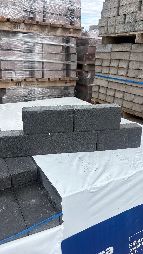 Patio Brick 6 cm Black 22,9 m2, Tuin en Terras, Tegels en Klinkers, Klinkers, Nieuw, Ophalen of Verzenden, 10 m² of meer