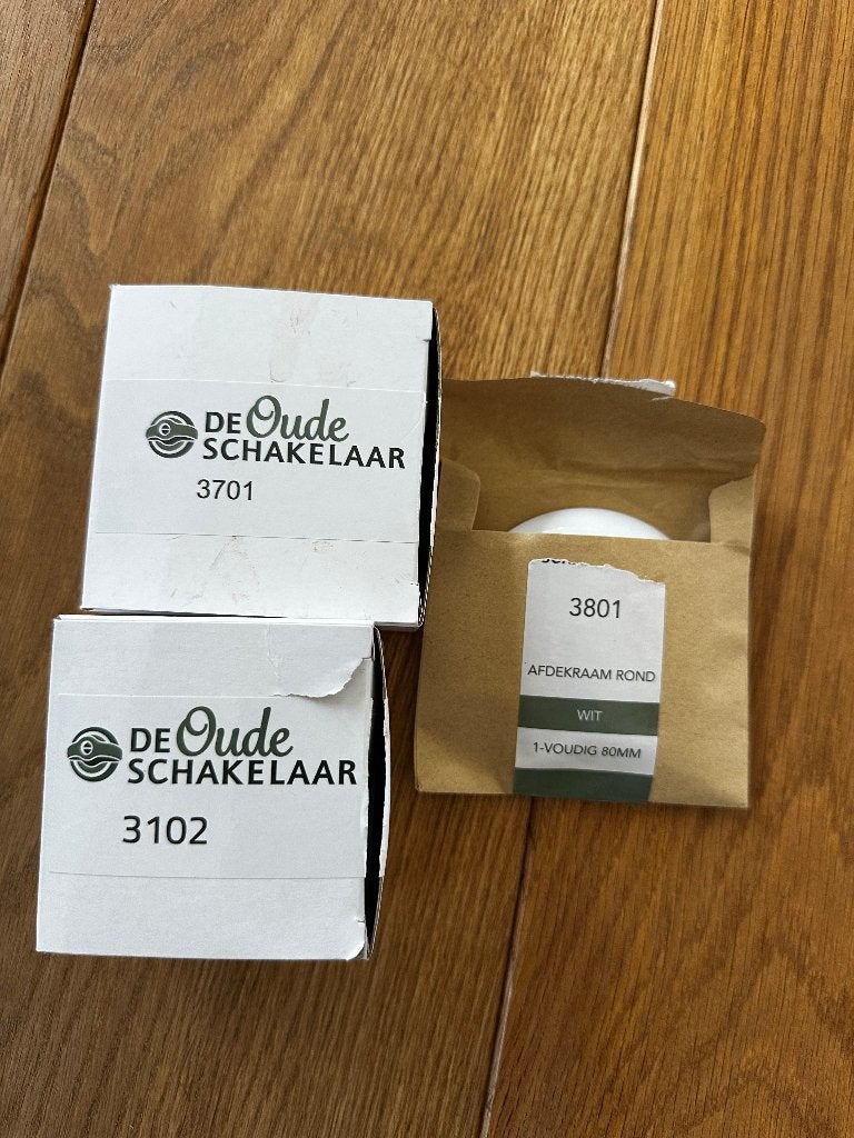 Opbouw dimmer licht schakelaar - klassiek model