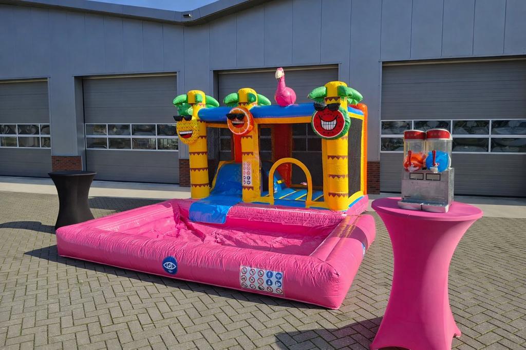 Springkussen Slush Combideal! Regio Zuid-Holland, Verzenden, Zo goed als nieuw, Overige