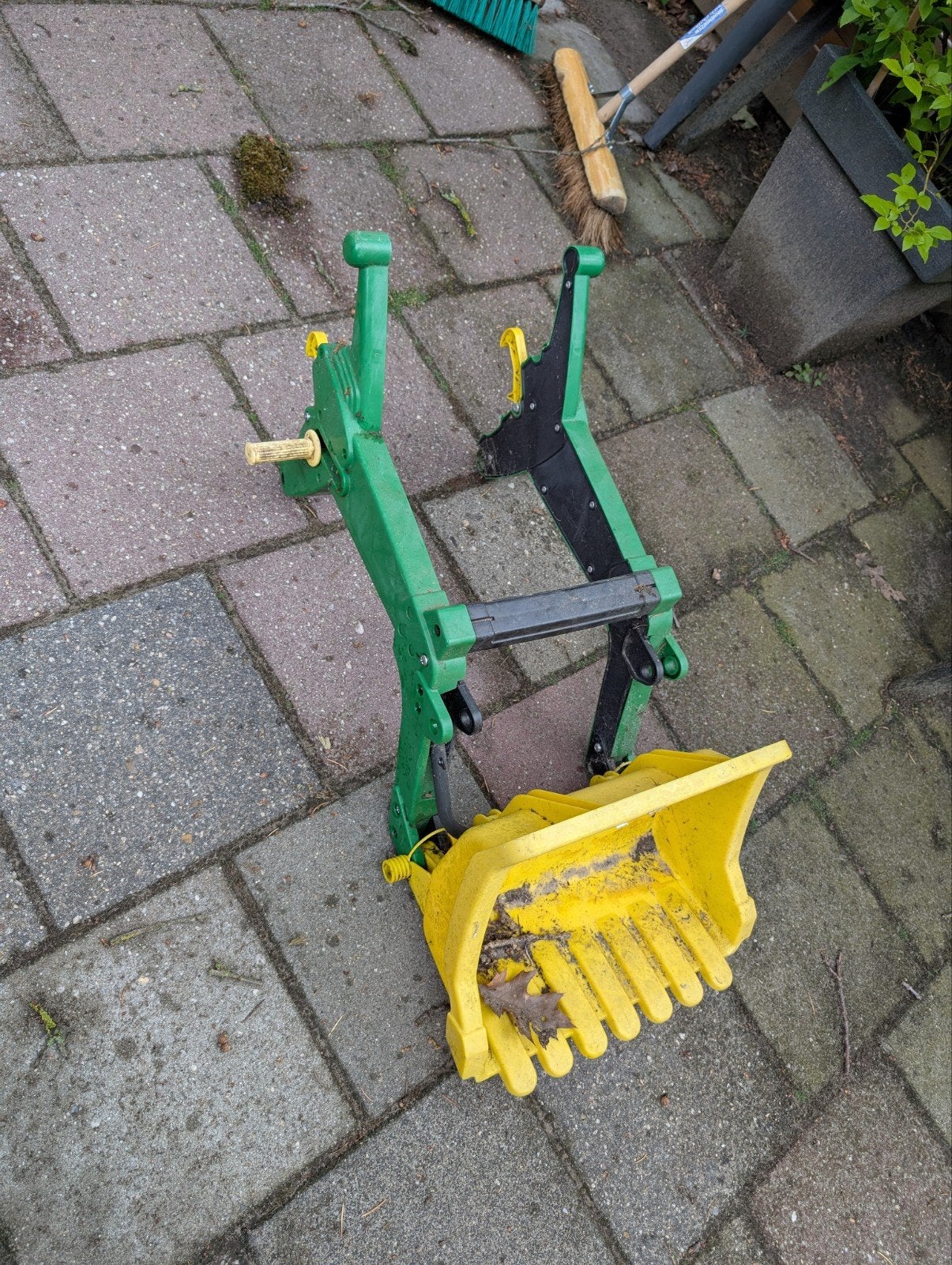 John Deere tractor, Ophalen
