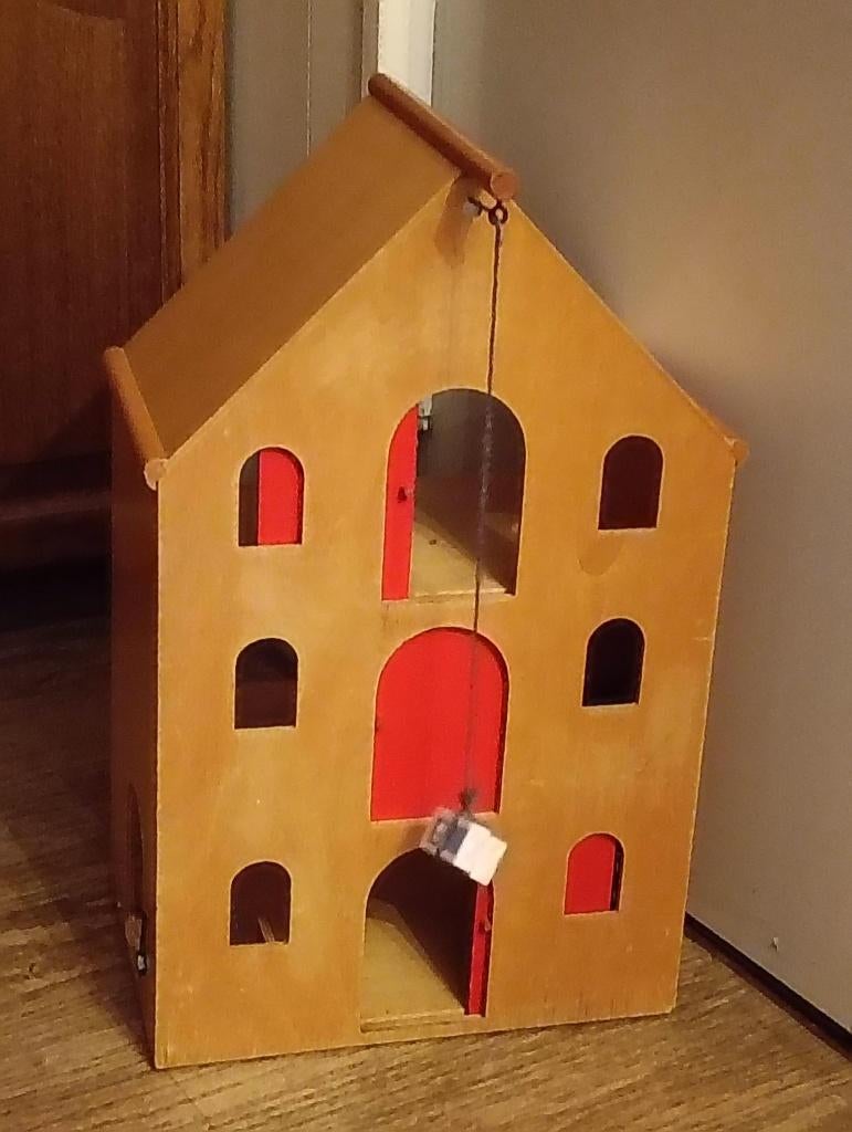 T.K. Houten speelgoed PAKHUIS i.g.st., Kinderen en Baby's, Speelgoed | Houten speelgoed, Ophalen, Gebruikt, Overige typen