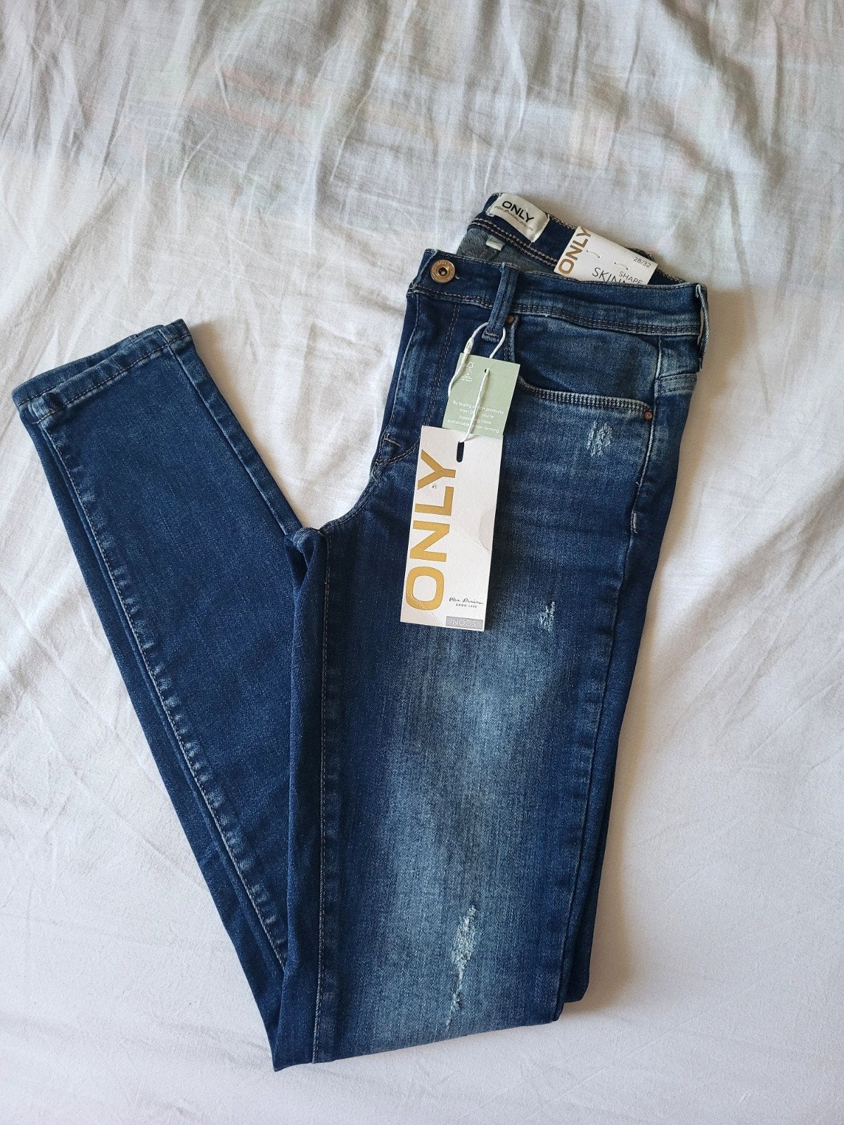 Nieuwe ONLY Shape Skinny Jeans Spijkerbroek Maat 28/32, Blauw, Nieuw, Ophalen of Verzenden, ONLY