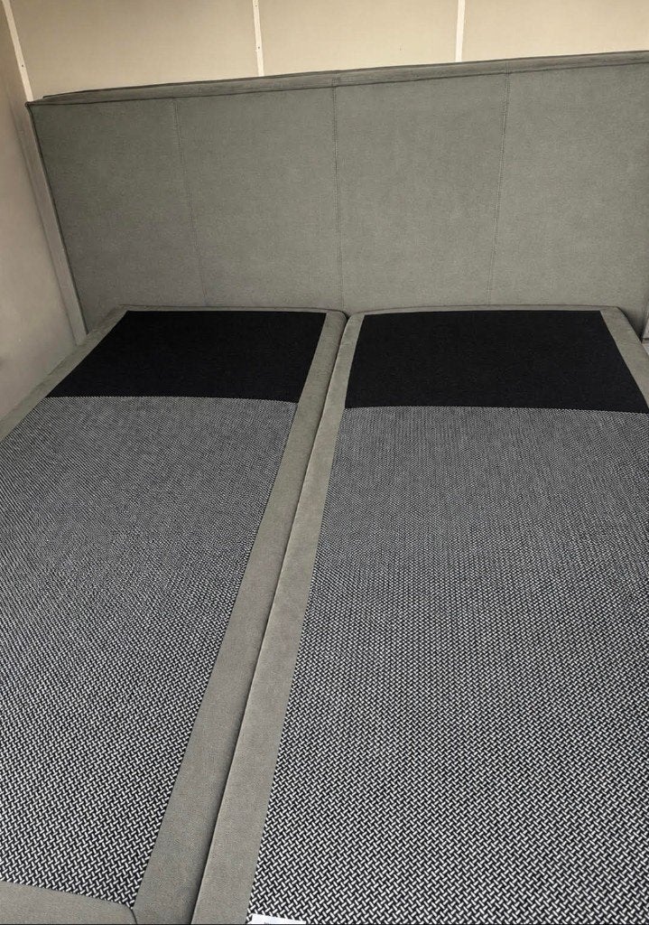 Boxspring bed met hoofdbord 180 X 200, Ophalen, Gebruikt, Tweepersoons, 180 cm