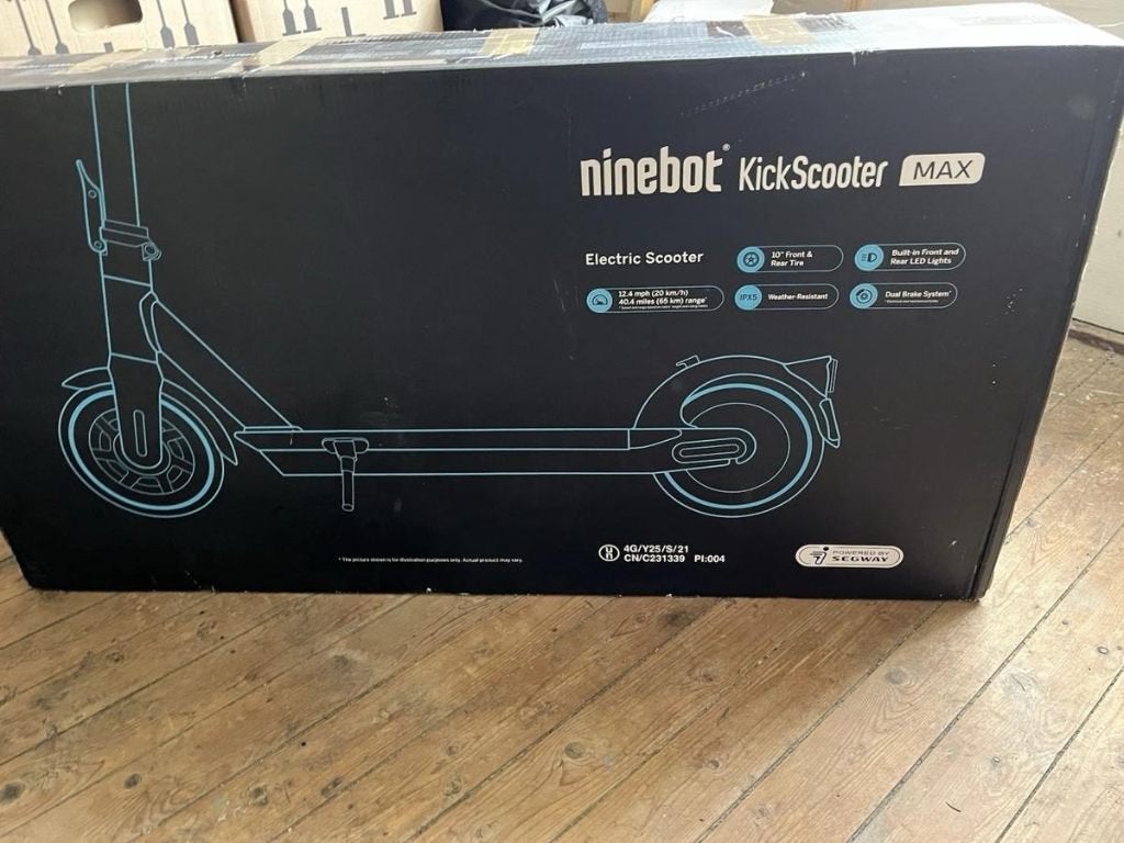 Segway Ninebot MAX G2 D 450W 15300mAh E - step Zwart, Fietsen en Brommers, Steps, Ophalen, Nieuw, Gewone step
