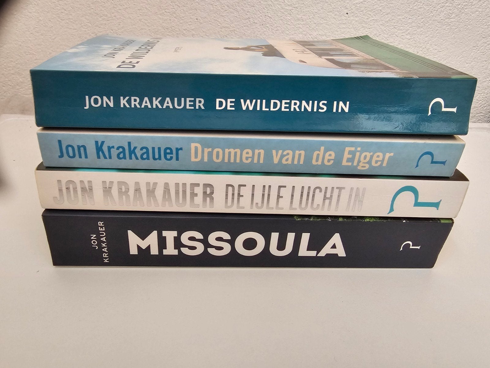 Jon Krakauer Boeken De Wildernis In, Dromen van de Eiger, e, Boeken, Overige Boeken, Gelezen, Ophalen of Verzenden