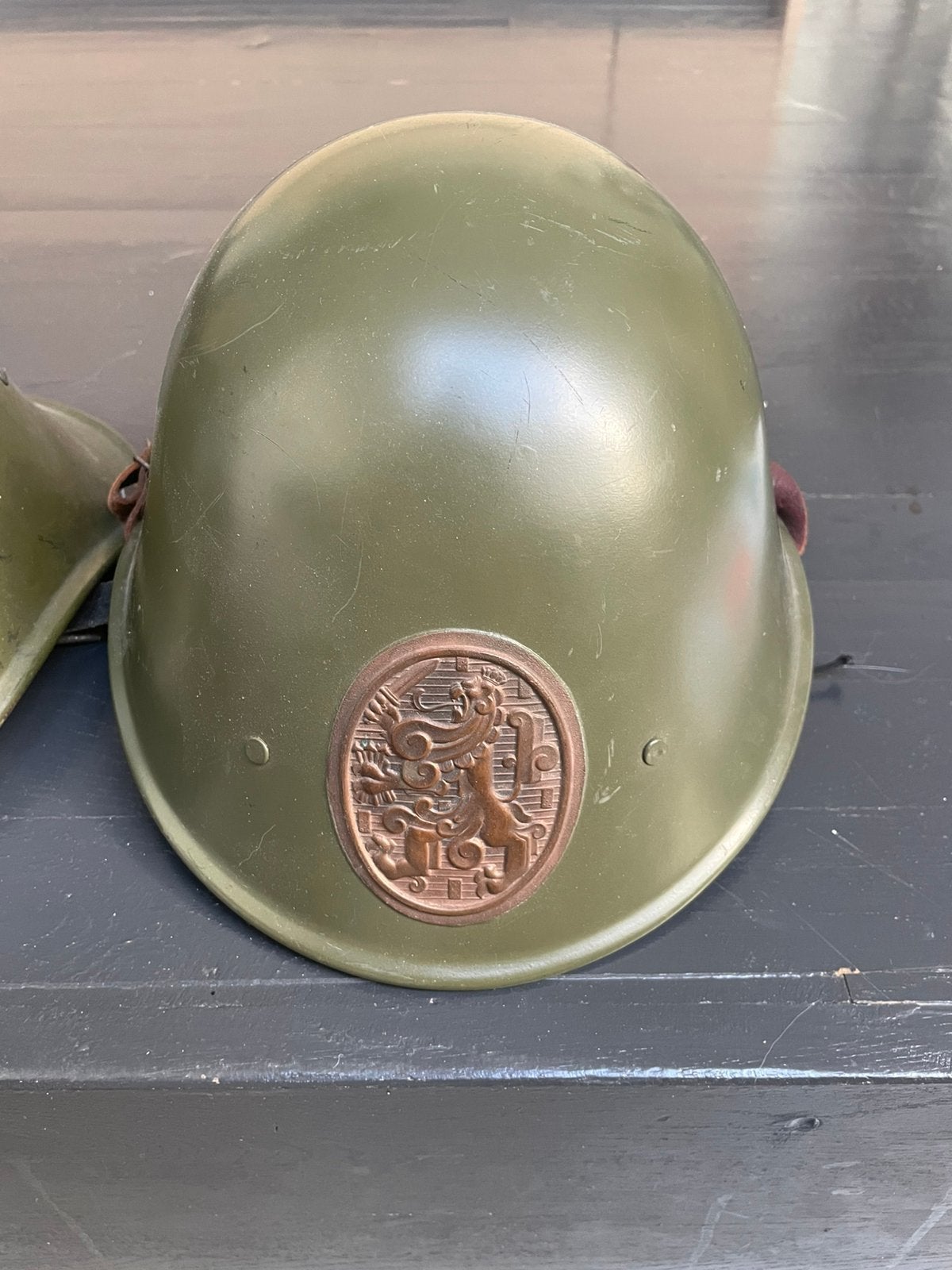 Nederlandse ww2 helm 4, Verzamelen, Militaria | Tweede Wereldoorlog, Verzenden, Landmacht, Nederland, Helm of Baret