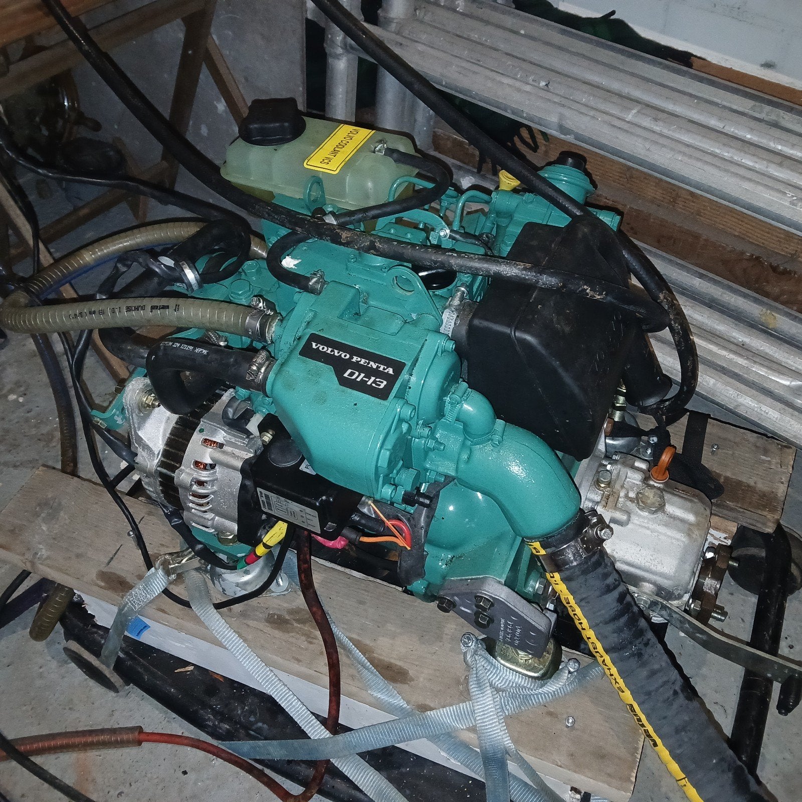 Volvo Penta D1-13F, Ophalen, 10 tot 30 pk, Binnenboordmotor, Met afstandsbediening