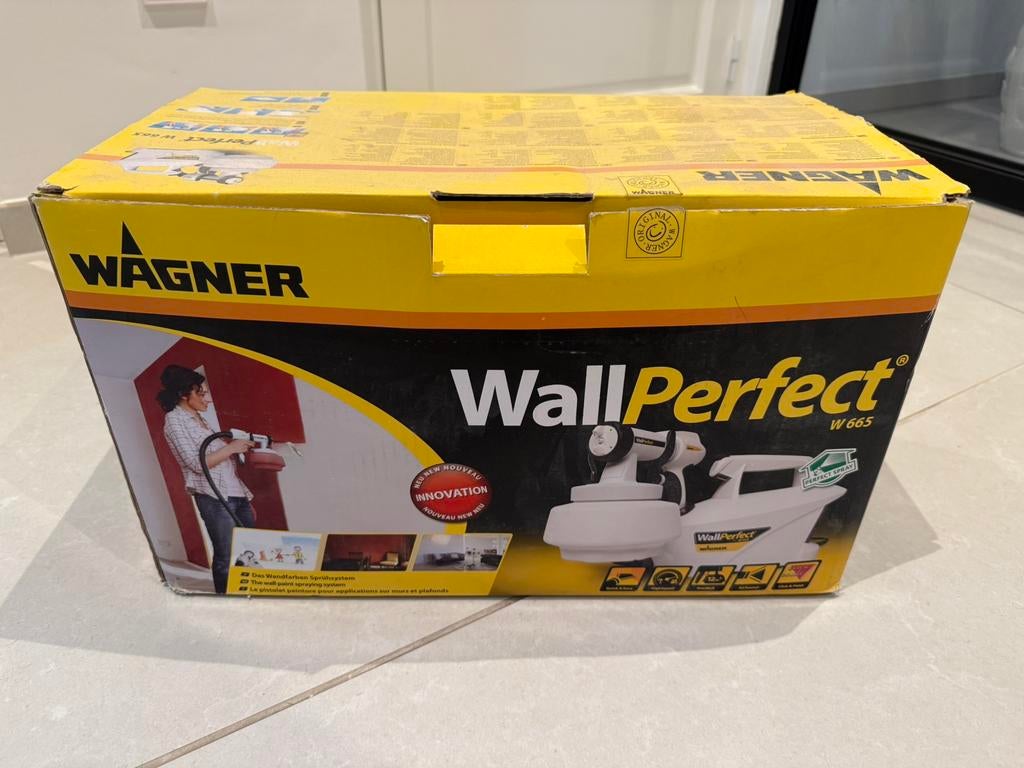 Wagner WallPerfect W 665, Ophalen of Verzenden, Zo goed als nieuw, Verfspuit of Verfpomp