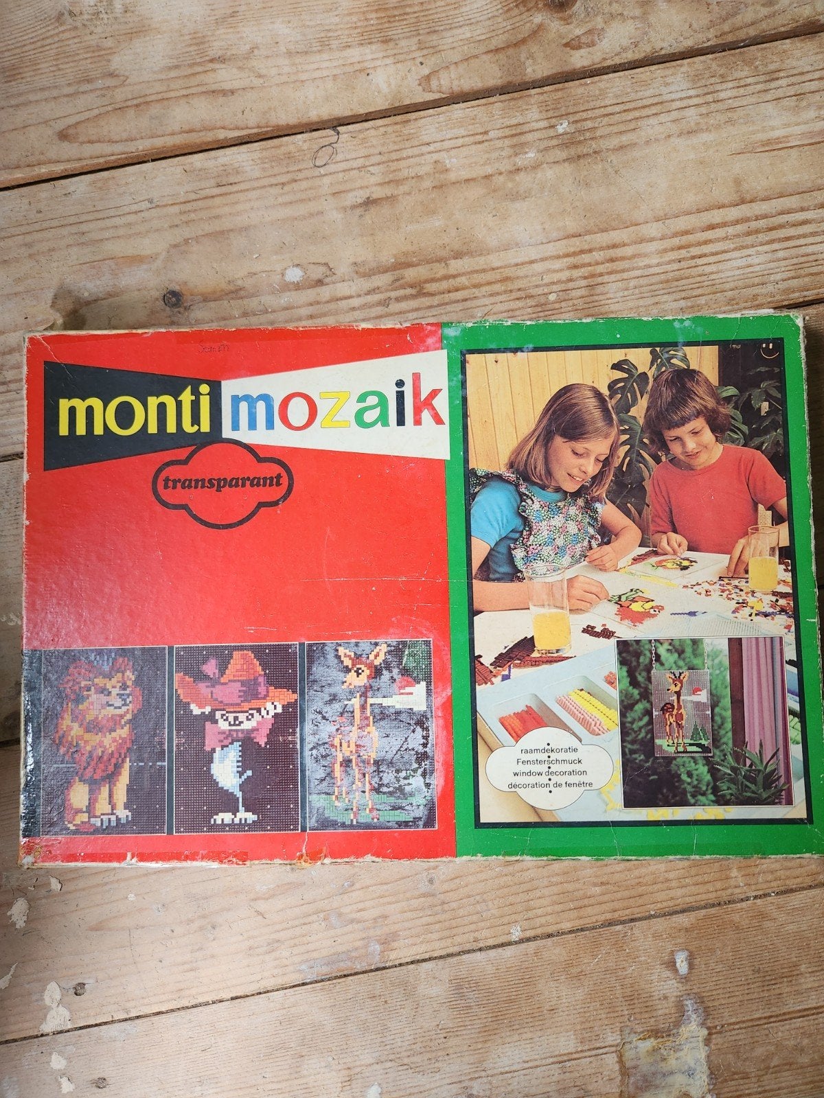 Vintage Ministeck / Monti Mozaïk set met veel onderdelen, Hobby en Vrije tijd, Ministeck, Ophalen of Verzenden, Gebruikt, Box-set