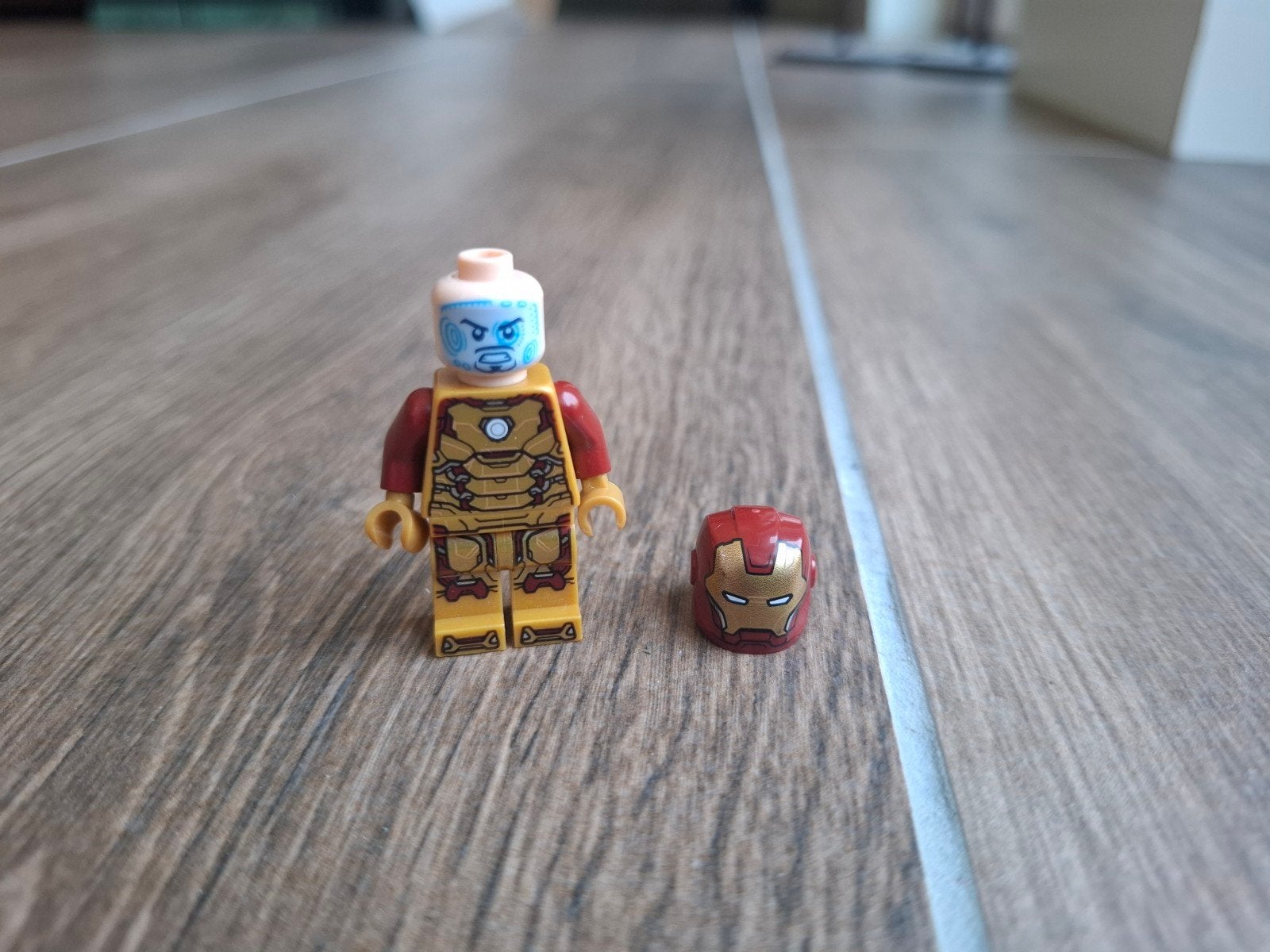 Lego Iron Man Minifiguur sh0806 met helm, Ophalen of Verzenden, Gebruikt, Lego