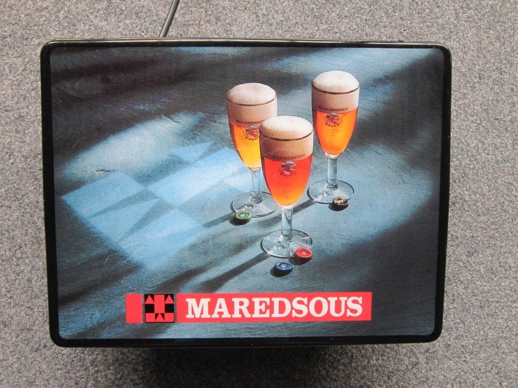 MAREDSOUS BIER LICHTRECLAME, Ophalen, Zo goed als nieuw, Overige typen, Overige merken