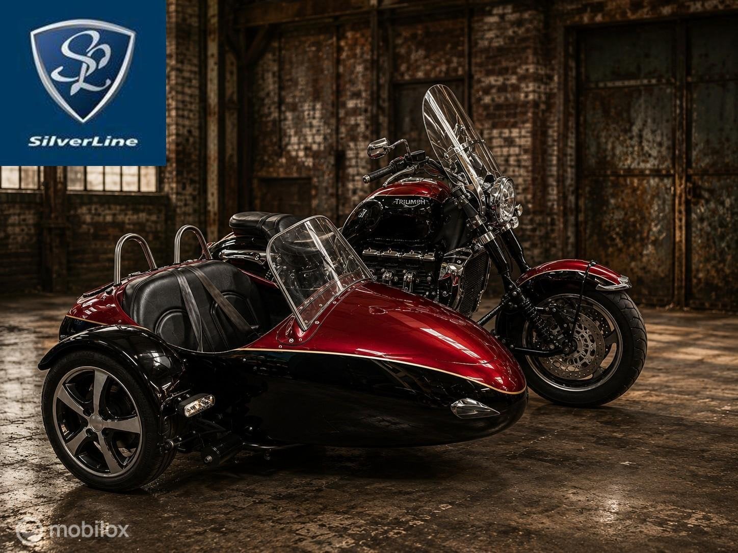 Triumph Rocket III Classic met exclusief LBS Boxer zijspan, 2294 cc, Chopper, Bedrijf, Meer dan 35 kW