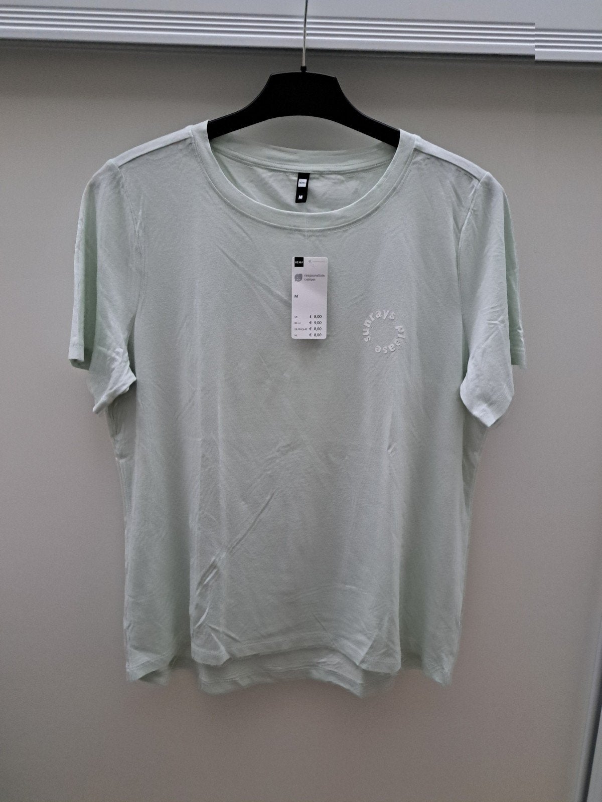 Nieuw HEMA groen dames T-shirt maat M., Maat 38/40 (M), Nieuw, Ophalen of Verzenden, Korte mouw