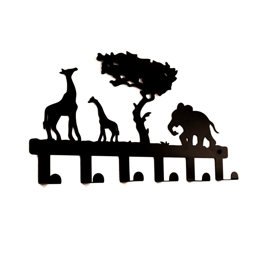 Grote partij 190x - Wandkapstok kinderkamer dieren - 6 haken, Huis en Inrichting, Woonaccessoires | Kapstokken, Nieuw, Minder dan 100 cm