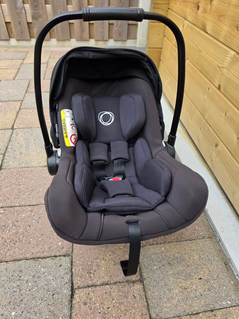 Bugaboo Turtle Air by Nuna autostoel - Zwart, Autogordel of Isofix, Zijbescherming, Zo goed als nieuw, 0 t/m 13 kg