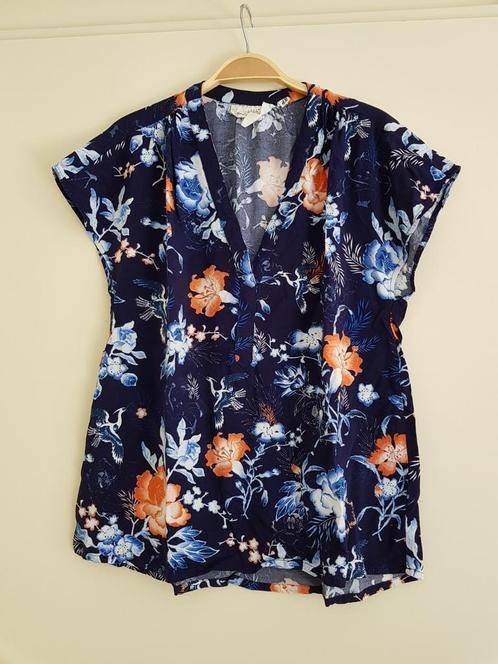Blouse voor dames -- maat 36 / S -- L.O.G.G. / H&M, Blauw, Ophalen of Verzenden, Zo goed als nieuw, Maat 36 (S)