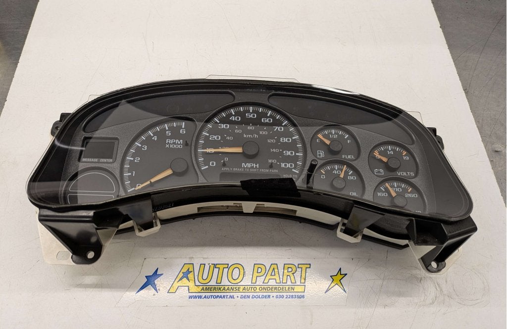 Chevrolet Avalanche dashboard klok 2002, Auto-onderdelen, Dashboard en Schakelaars, Info@gm.com, Chevrolet, Ophalen of Verzenden
