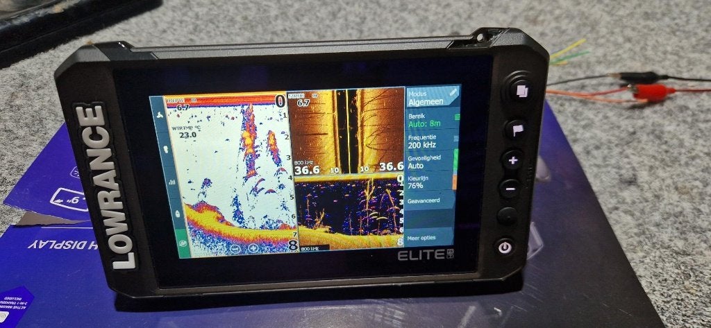 Lowrance Elite FS 7 – inclusief 3-in-1 transducer, Ophalen of Verzenden, Gebruikt, Kaartplotter of Fish Finder
