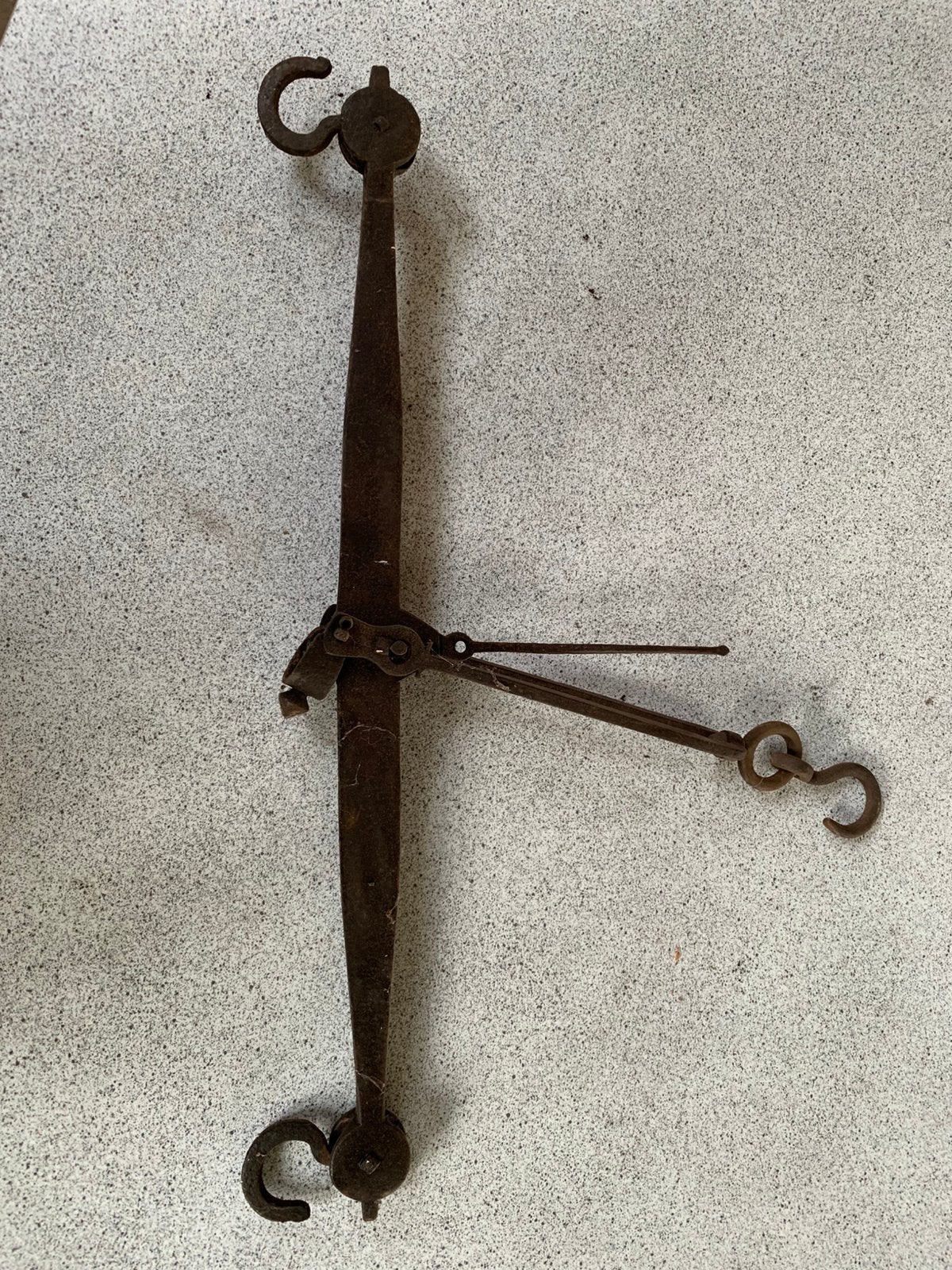 Ballans weeginstrument, Ophalen