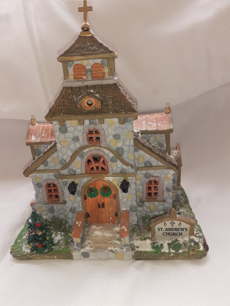 Lemax St.Andrews church uit 2011  village collection, Diversen, Ophalen of Verzenden, Gebruikt
