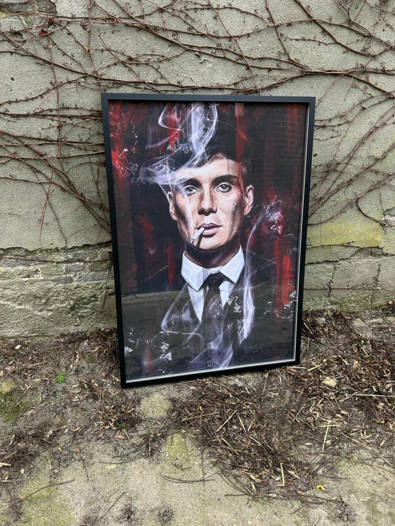 peaky blinders schilderij, Antiek en Kunst, Ophalen