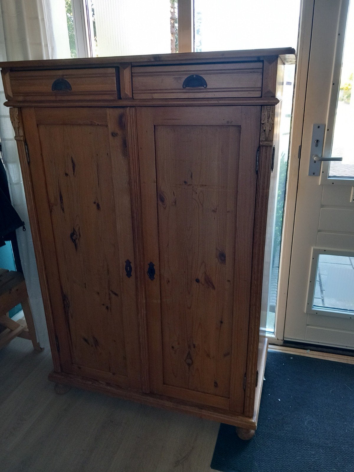 grenen pc kast, Ophalen, Gebruikt, 120 tot 170 cm