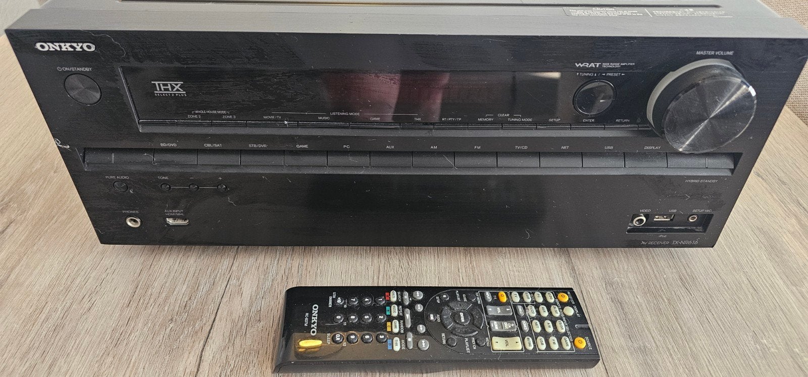 Onkyo TX-NR616 AV Receiver - Krachtige 7.1 Home Cinema, Gebruikt, Ophalen of Verzenden, 120 watt of meer, Onkyo