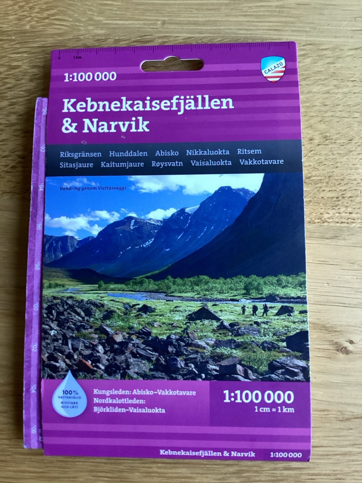 Calazo Kaart Kebnekaisefjällen & Narvik 1:100 000, Boeken, Atlassen en Landkaarten, 2000 tot heden, Europa Overig, Ophalen of Verzenden