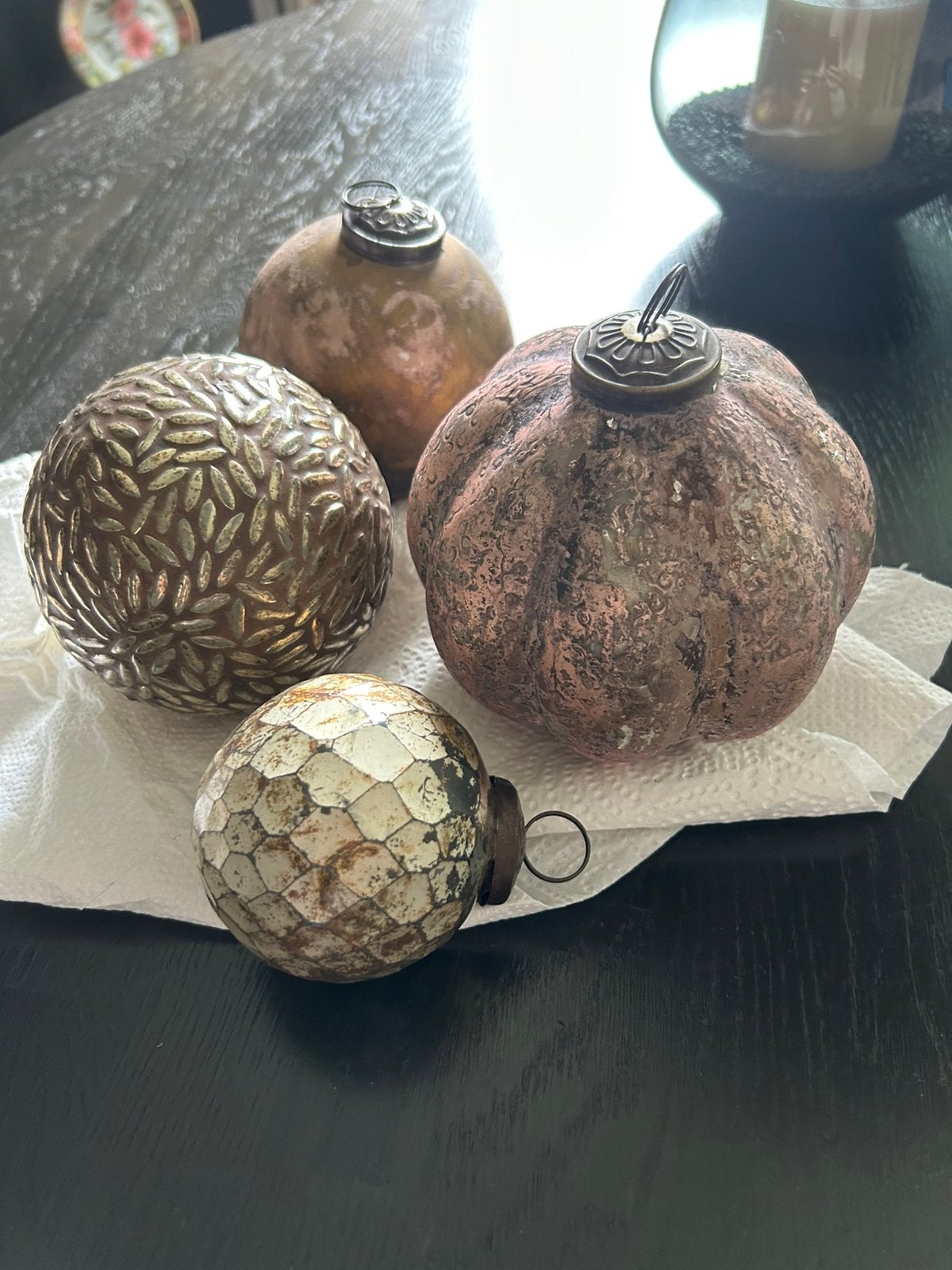 Ballen voor sier  op tafel, Ophalen, Zo goed als nieuw, Rond, Overige materialen