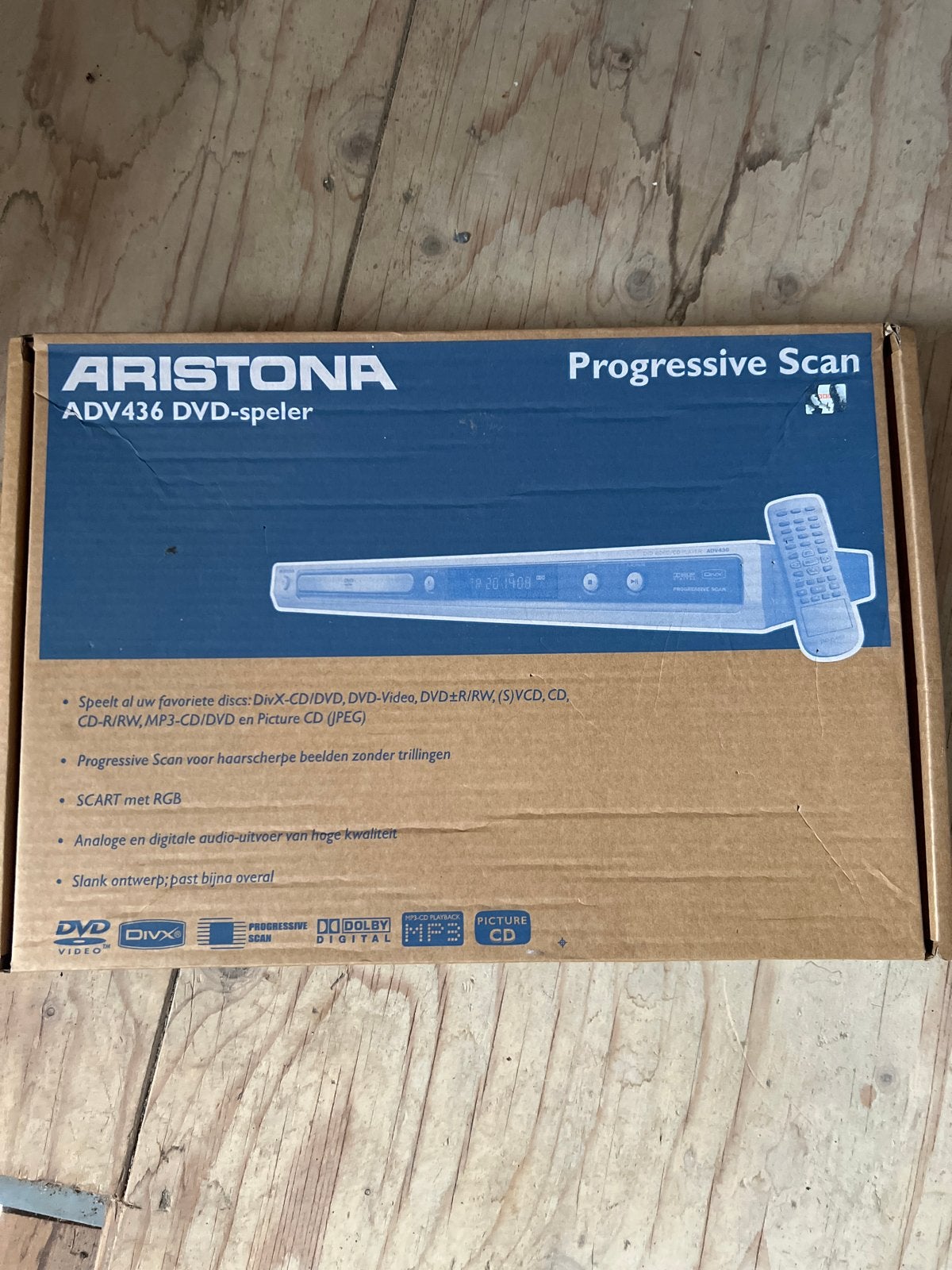 Ariston ADV436 DVD-speler met Progressive Scan, Ophalen of Verzenden, Nieuw, Dvd-speler, Overige merken