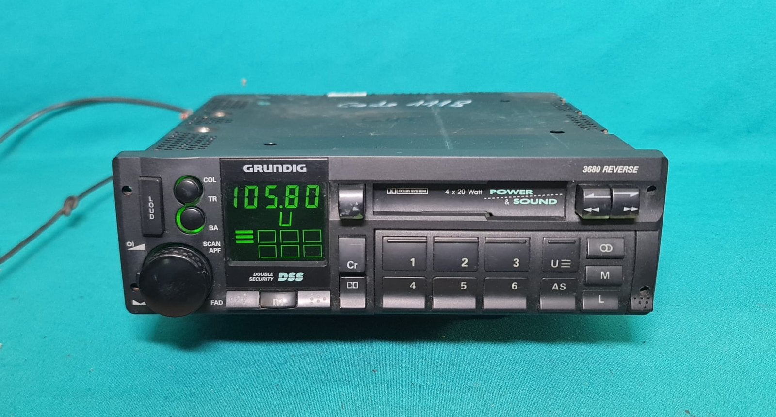 Grundig wkc 3680 casssette receiver, Ophalen of Verzenden, Zo goed als nieuw