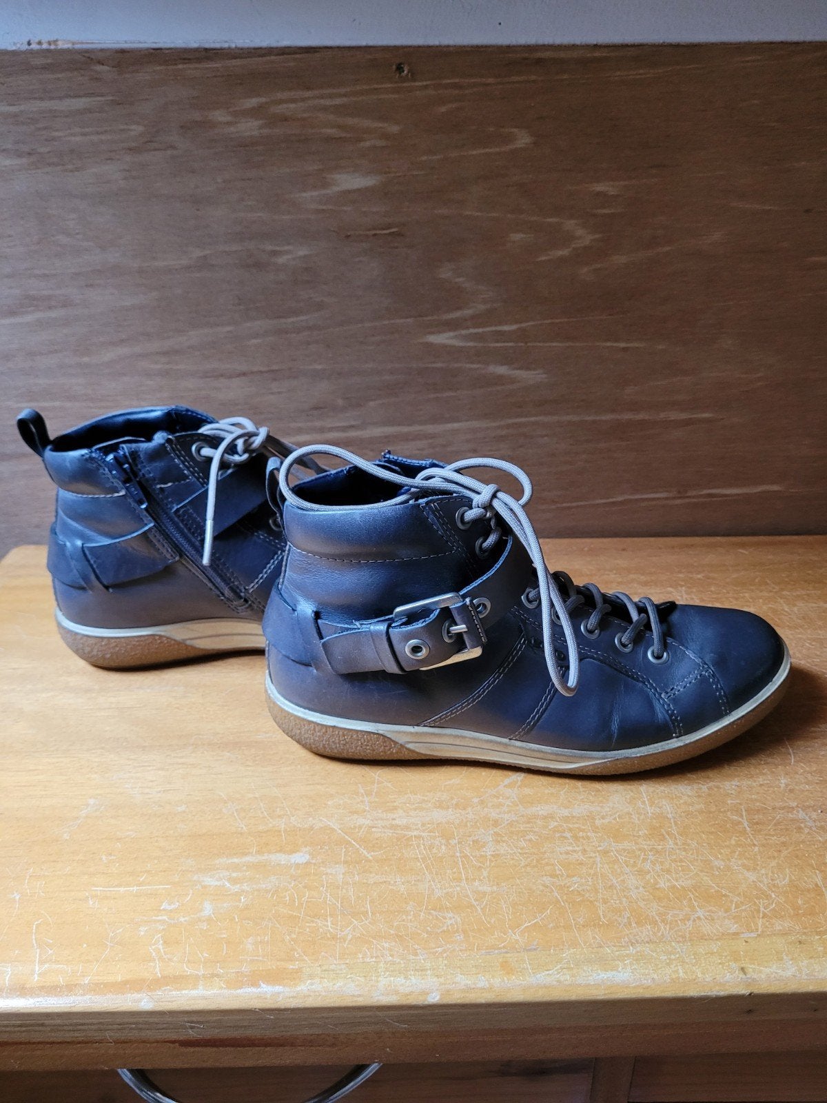 Ecco hoge sneakers/enkellaarzen maat 36, Kleding | Dames, Schoenen, Ecco, Blauw, Ophalen of Verzenden, Sneakers of Gympen