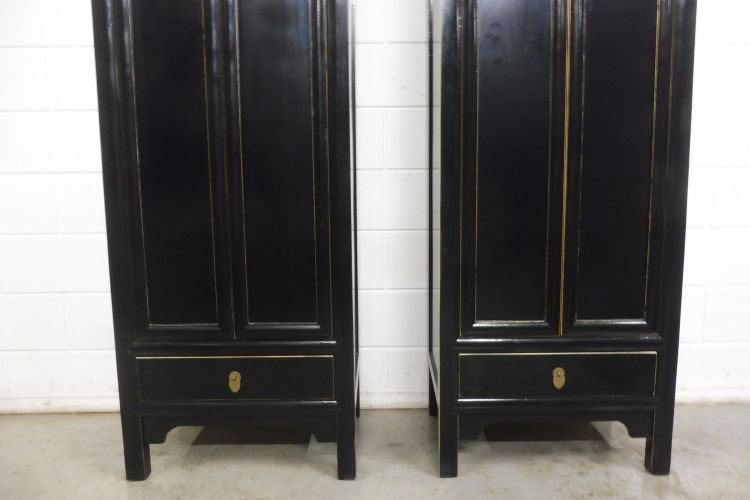 Foto 4 van 2 mooie kasten chinese stijl zwart