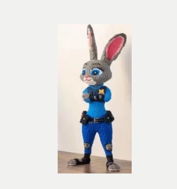 Disney Zootopia bouwblokken set Judy Hopps (64cm!), Verzamelen, Ophalen of Verzenden, Overige figuren, Nieuw, Beeldje of Figuurtje