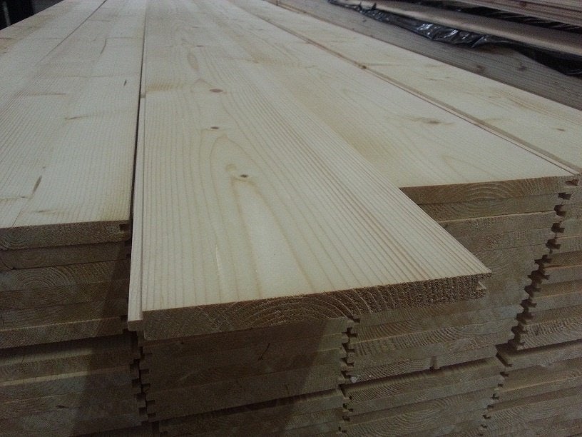 Vuren Vloerdelen - 20/185 - 18/137 - Bezorgd of Afhalen, Nieuw, 10 m² of meer, 10 tot 30 cm, Hout